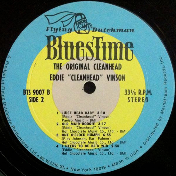 Vinson, Eddie "Cleanhead" - The Original Cleanhead (Vinyl, VG+) (Vinyl LP)