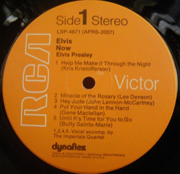 Elvis - Elvis Now (Vinyl, G+) (Vinyl LP)