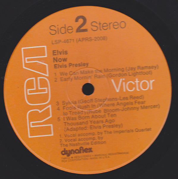 Elvis - Elvis Now (Vinyl, G+) (Vinyl LP)