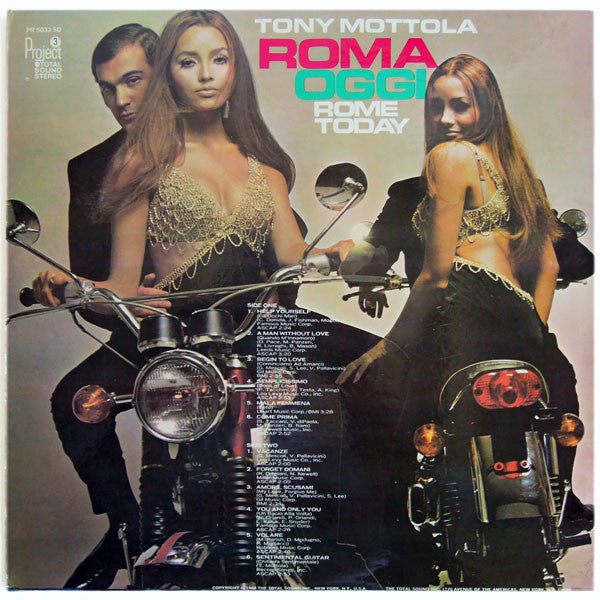 Mottola, Tony - Roma Oggi = Rome Today (VG) (Vinyl LP)