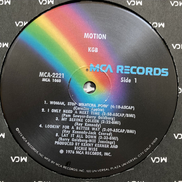 KGB  - Motion (VG) (Vinyl LP)