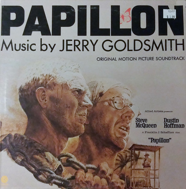 Papillon (Original Motion Picture Soundtrack) (VG+) (Vinyl LP)