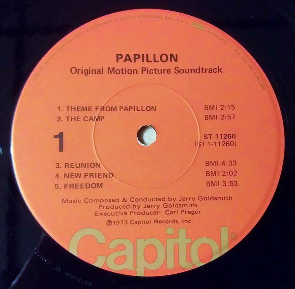 Papillon (Original Motion Picture Soundtrack) (VG+) (Vinyl LP)