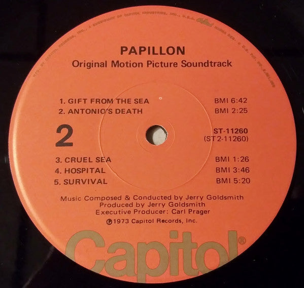 Papillon (Original Motion Picture Soundtrack) (VG+) (Vinyl LP)