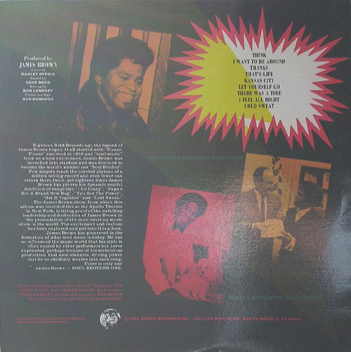 Brown, James And His Famous Flames - "Live" At The Apollo Volume II (Part 1) (Vinyl, M) (Vinyl LP)