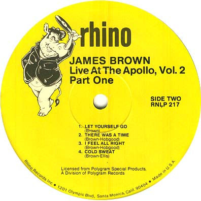Brown, James And His Famous Flames - "Live" At The Apollo Volume II (Part 1) (Vinyl, M) (Vinyl LP)