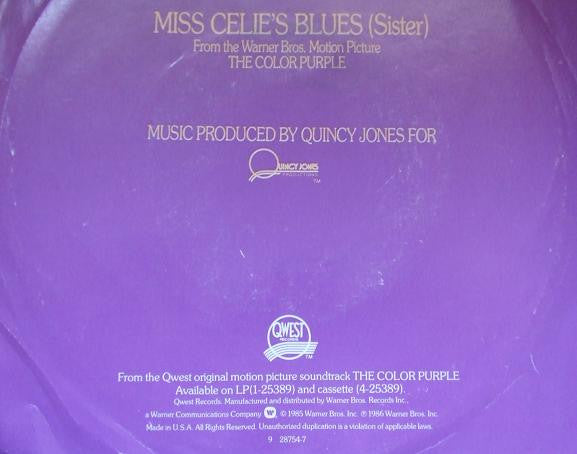 Vega, Tata - Miss Celie's Blues (Sister) (VG) (Vinyl LP)
