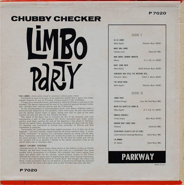 Chubby Checker - Limbo Party (VG) (Vinyl LP)