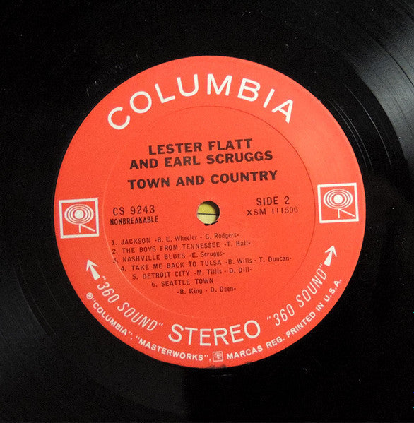 Flatt And Scruggs - Town And Country (G+) (Vinyl LP)
