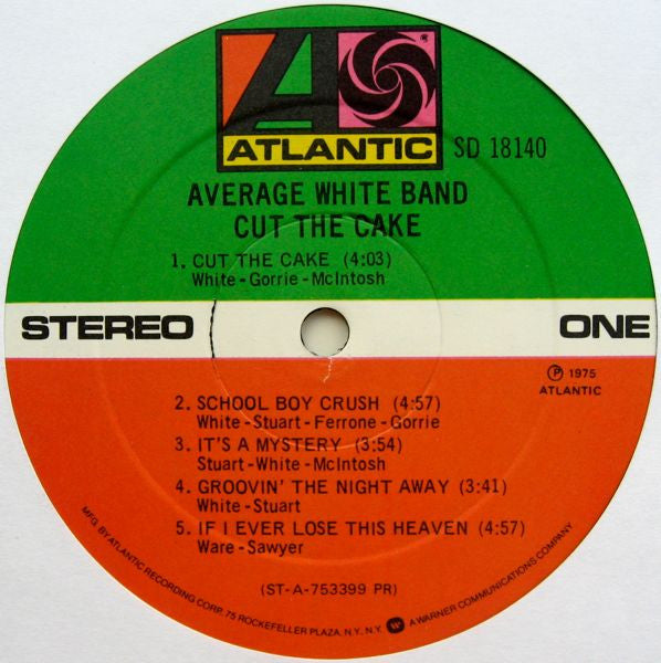 Average White Band - Cut The Cake (Vinyl, VG) (Vinyl LP)