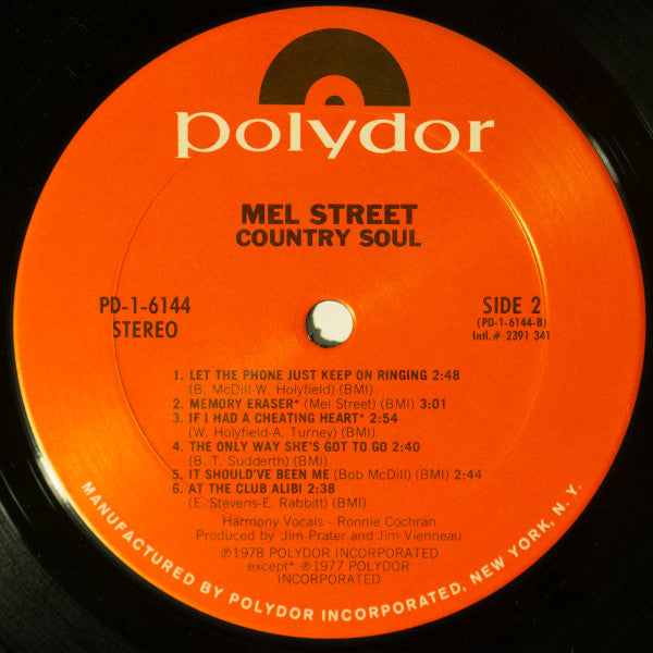 Street, Mel - Country Soul (VG+) (Vinyl LP)