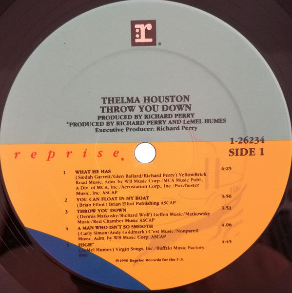 Houston, Thelma - Throw You Down (VG+) (Vinyl LP)