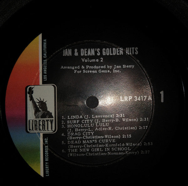 Jan & Dean - Jan & Dean Golden Hits Volume 2 (Vinyl, VG) (Vinyl LP)