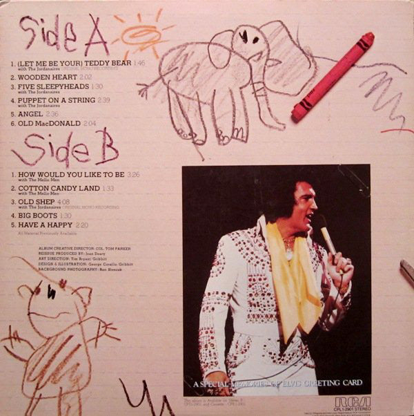 Elvis - Elvis Sings For Children And Grownups Too! (NM or M-) (Vinyl LP)