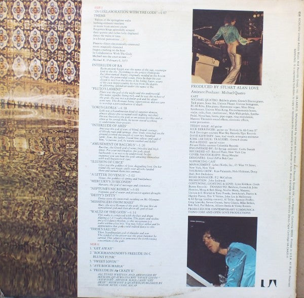Quatro, Michael - In Collaboration With The Gods (NM or M-) (Vinyl LP)