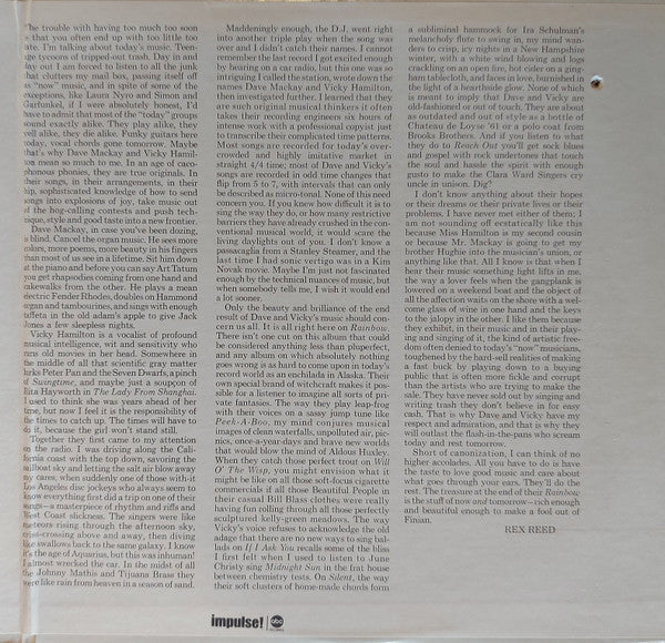 Mackay, Dave & Vicky Hamilton - Rainbow (VG) (Vinyl LP)