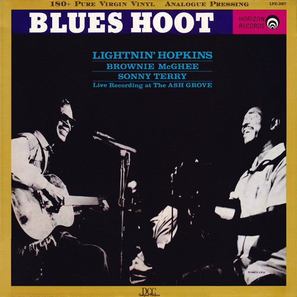 Hopkins, Lightnin' with Brownie McGhee, Sonny Terry - Blues Hoot Live Recording At 'The Ash Grove' (Vinyl, NM or M-) (Vinyl LP)