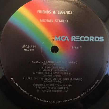 Stanley, Michael - Friends And Legends (VG+) (Vinyl LP)