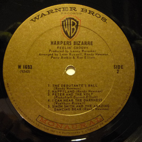 Harpers Bizarre - Feelin' Groovy (VG) (Vinyl LP)