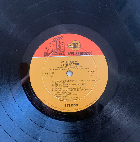 Martin, Dean - Happiness Is Dean Martin (VG+) (Vinyl LP)
