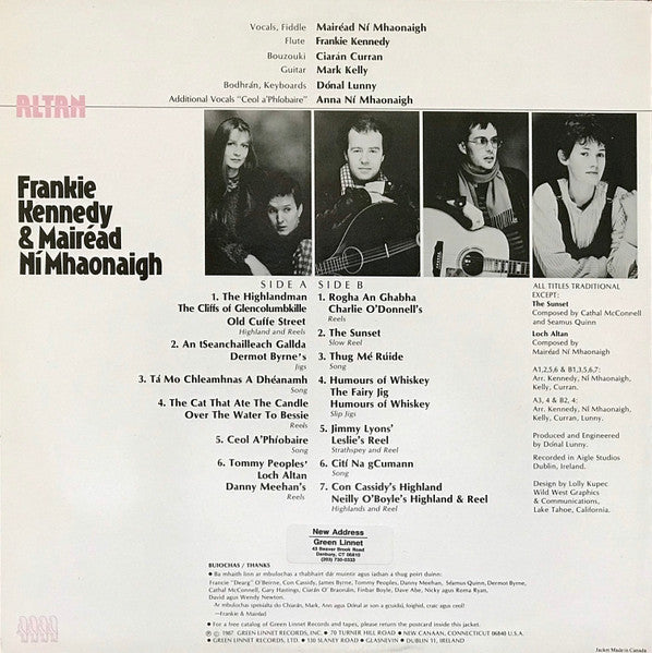 Kennedy, Frankie & Mairéad Ní Mhaonaigh / Altan - Altan (VG+) (Vinyl LP)
