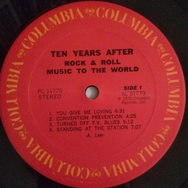 Ten Years After - Rock & Roll Music To The World (VG+) (Vinyl LP)