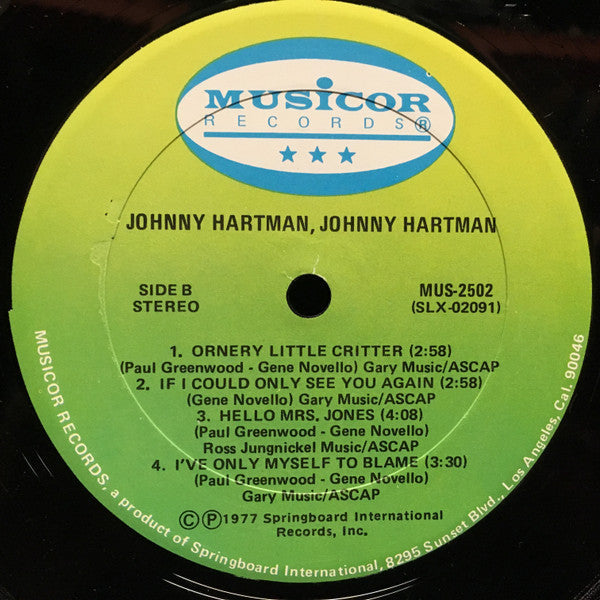 Hartman, Johnny - Johnny Hartman, Johnny Hartman (Vinyl, NM or M-) (Vinyl LP)