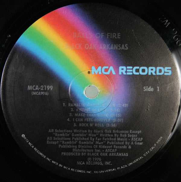 Black Oak Arkansas - Balls Of Fire (Vinyl, VG+) (Vinyl LP)
