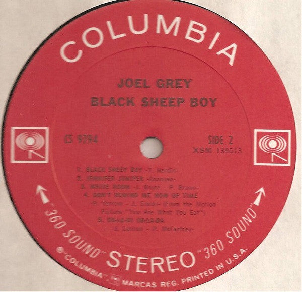 Grey, Joel - Black Sheep Boy (VG+) (Vinyl LP)