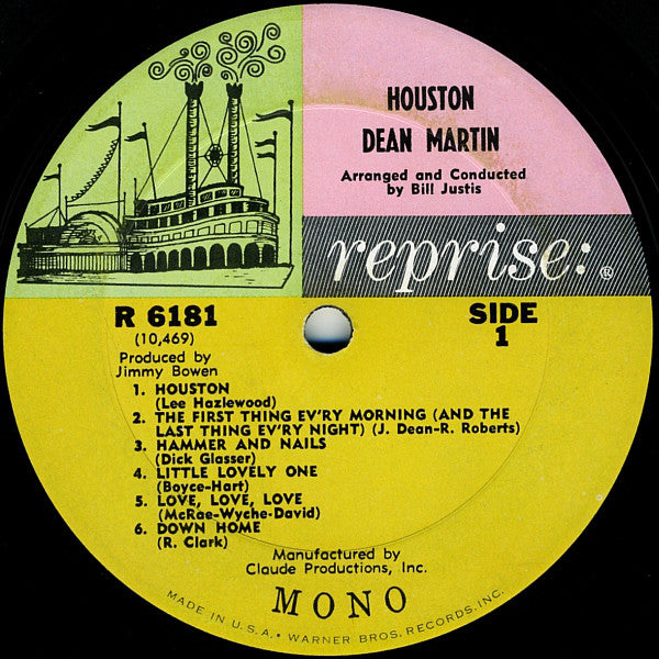 Martin, Dean - Houston (VG) (Vinyl LP)