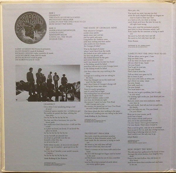 Seatrain - The Marblehead Messenger (VG) (Vinyl LP)
