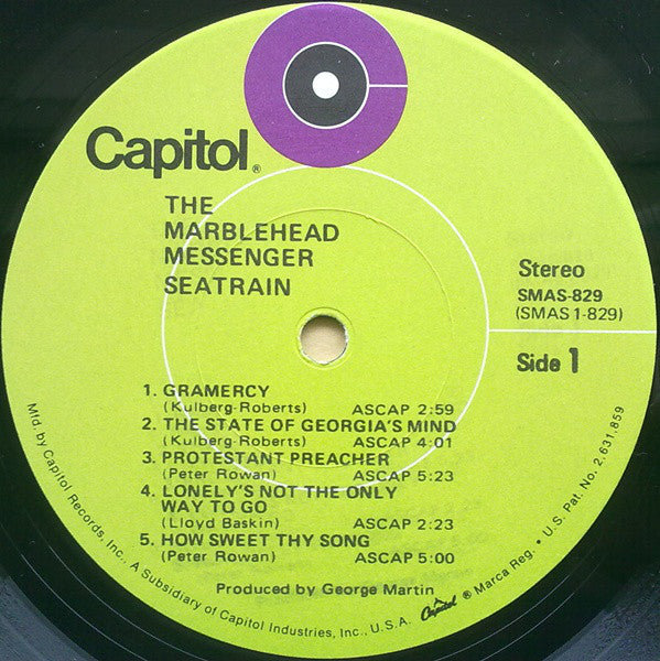 Seatrain - The Marblehead Messenger (VG) (Vinyl LP)