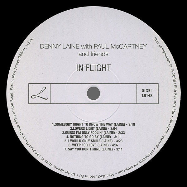 Laine, Denny With Paul McCartney - In Flight (Vinyl, NM or M-) (Vinyl LP)
