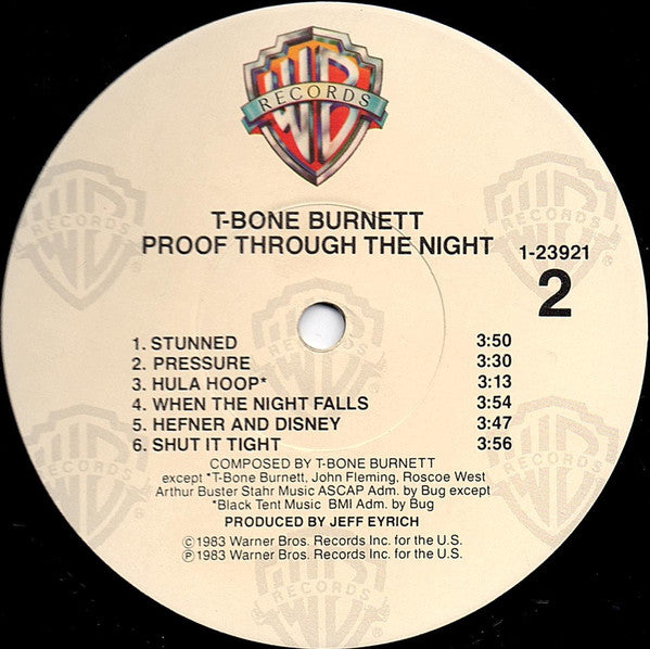Burnett, T-Bone - Proof Through The Night (VG+) (Vinyl LP)