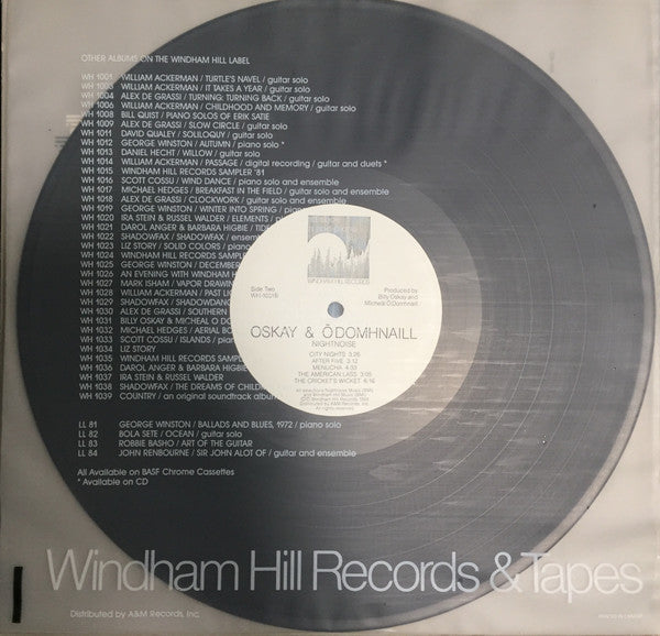Oskay, Billy And Mícheál Ó Domhnaill - Nightnoise (VG+) (Vinyl LP)