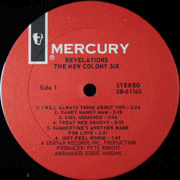 New Colony Six - Revelations (VG) (Vinyl LP)
