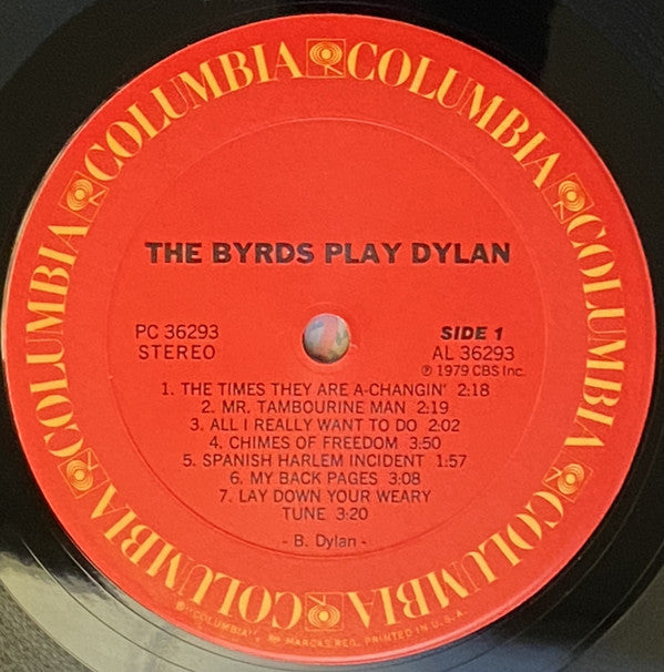 Byrds - The Byrds Play Dylan (Vinyl, VG+) (Vinyl LP)
