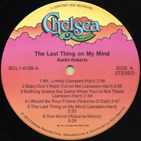 Roberts, Austin - The Last Thing On My Mind (NM or M-) (Vinyl LP)