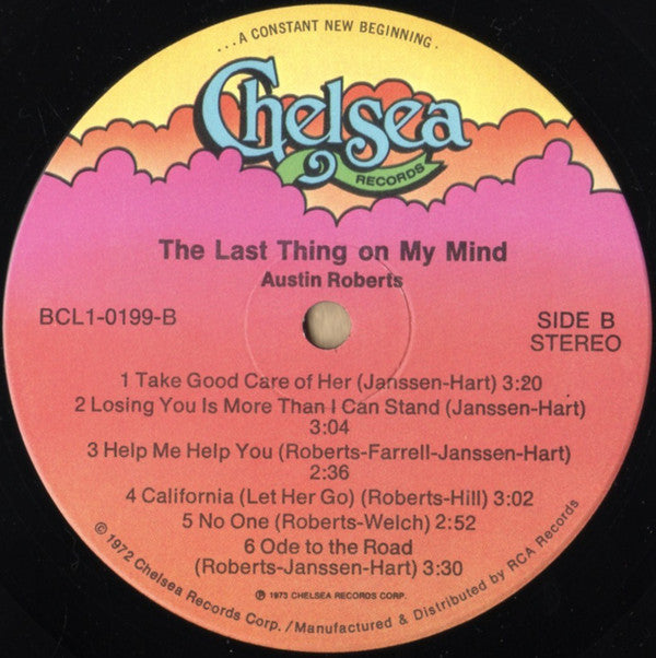 Roberts, Austin - The Last Thing On My Mind (NM or M-) (Vinyl LP)