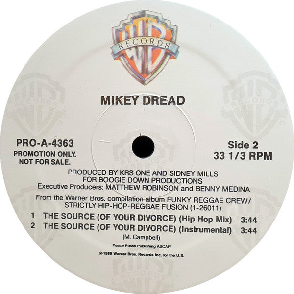 Mikey Dread - The Source (Of Your Divorce) (NM or M-) (Vinyl LP)