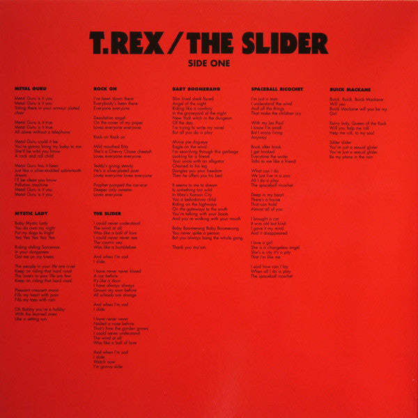 T. Rex - The Slider (Vinyl, M) (Vinyl LP)