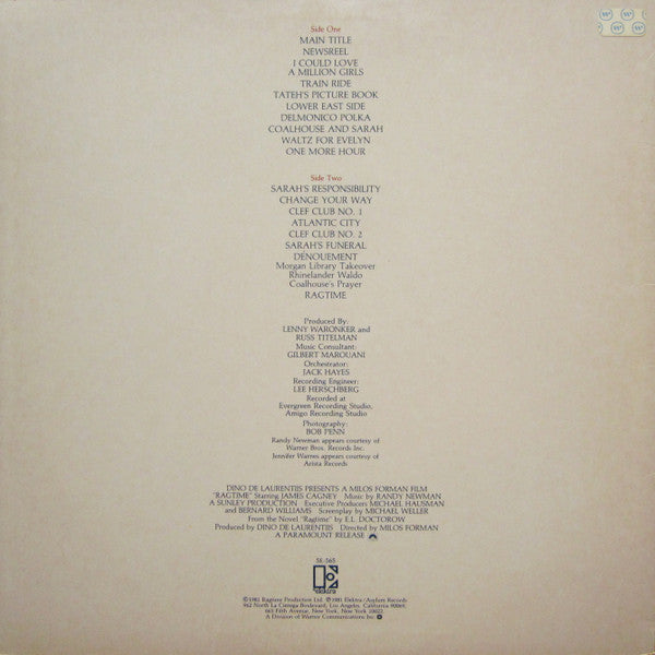 Newman, Randy - Ragtime (VG+) (Vinyl LP)