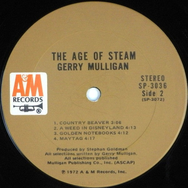 Mulligan, Gerry - The Age Of Steam (Vinyl, VG+) (Vinyl LP)