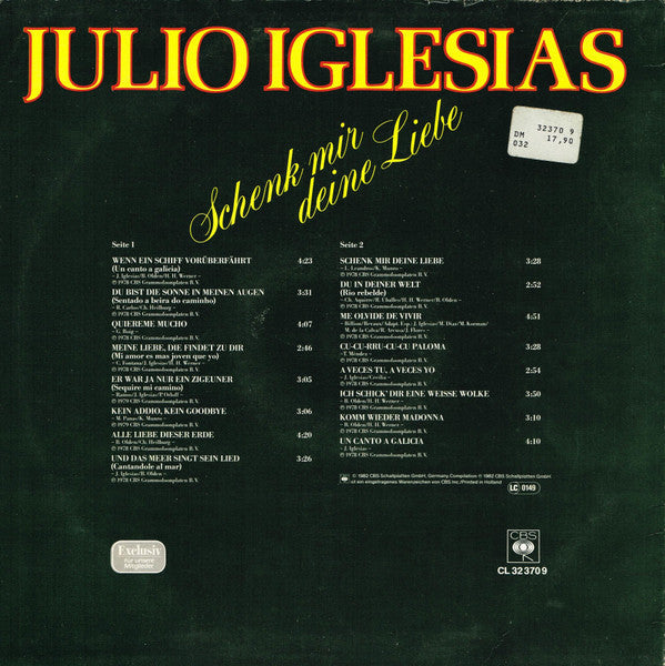 Iglesias, Julio - Schenk Mir Deine Liebe (VG+) (Vinyl LP)