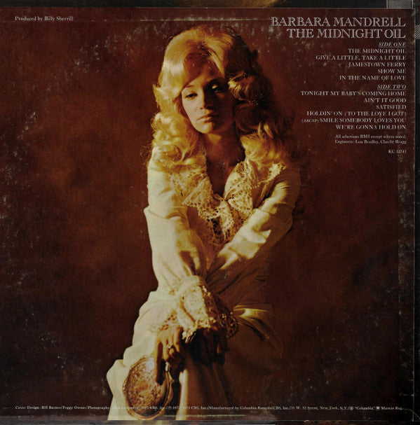 Mandrell, Barbara - The Midnight Oil (VG) (Vinyl LP)