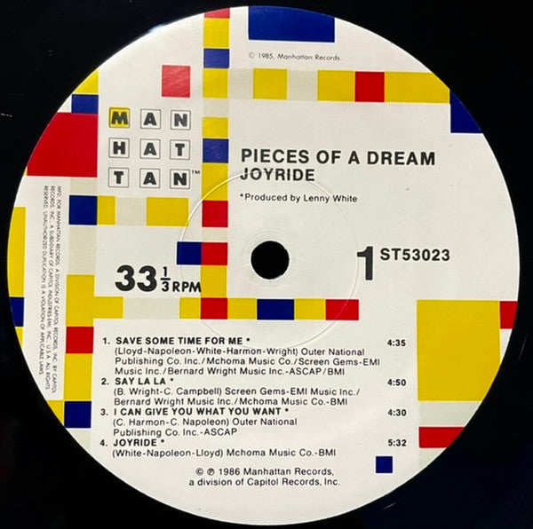 Pieces Of A Dream - Joyride (VG+) (Vinyl LP)