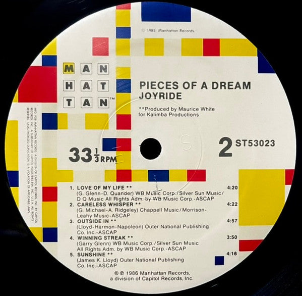 Pieces Of A Dream - Joyride (VG+) (Vinyl LP)