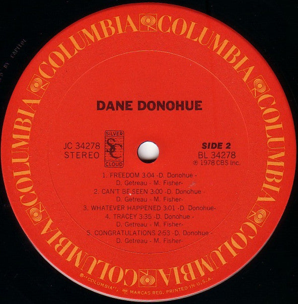 Donohue, Dane - Dane Donohue (Vinyl, VG+) (Vinyl LP)