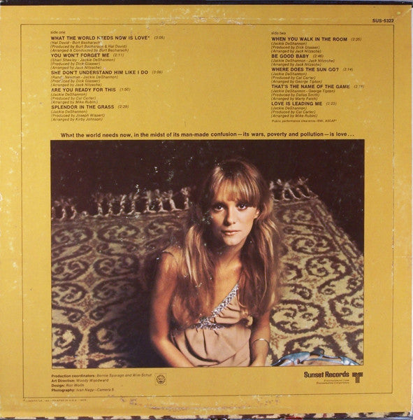 DeShannon, Jackie - Love (Vinyl, VG+) (Vinyl LP)