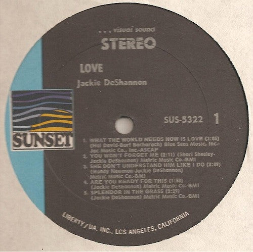 DeShannon, Jackie - Love (Vinyl, VG+) (Vinyl LP)